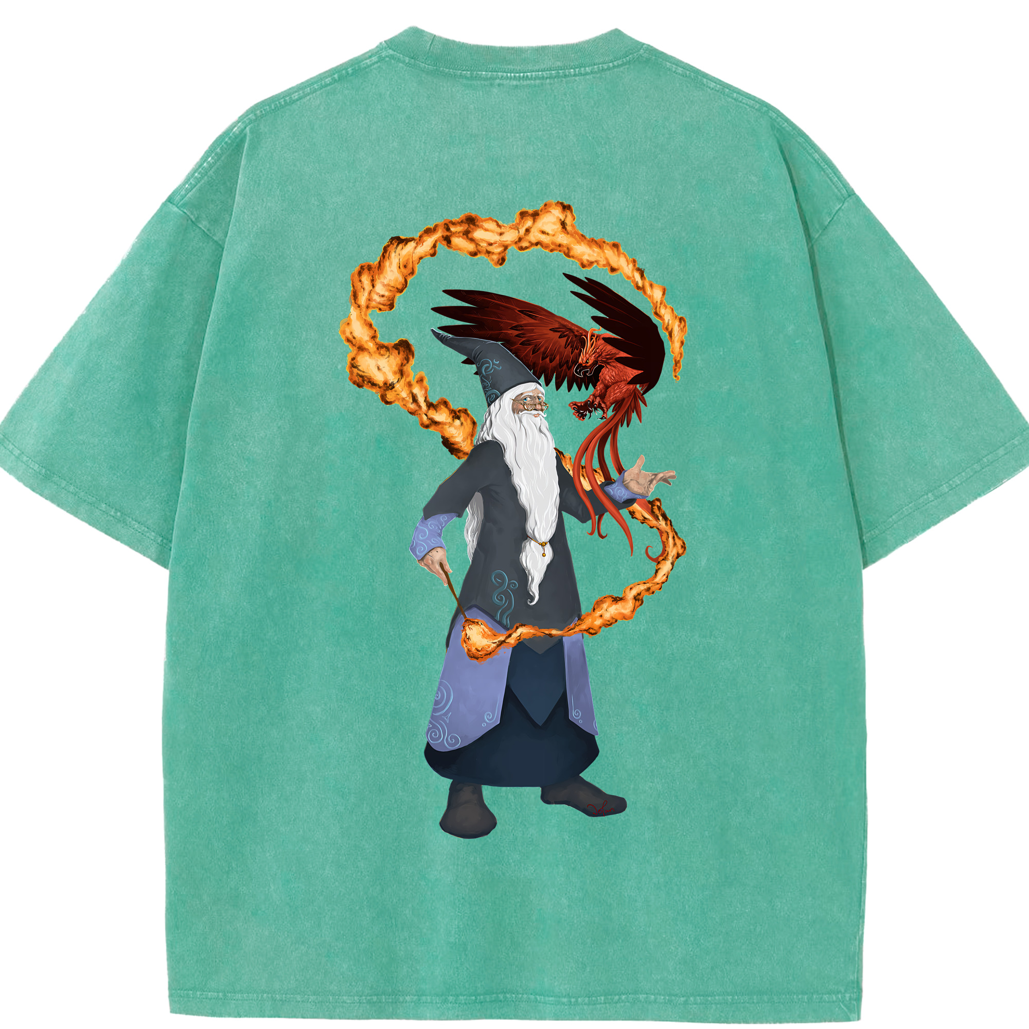 （画像用） Harry Potter ハリー・ポッターシリーズ 綿100% ヴィンテージ風 半袖Tシャツ（背面プリント）